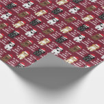 Wir schih Tzu ein frohes Weihnachtsfest Geschenkpapier<br><div class="desc">shih tzu,  shih tsu,  shih tzu christmas,  shih tsu packpapier,  shih tzu geschenkpackung,  hundaufrüber,  christlicher hund packpapier,  lustiger hund</div>