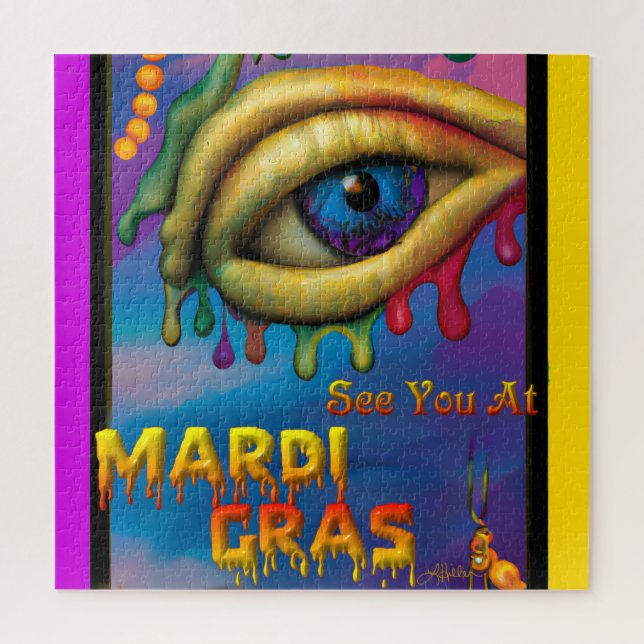 Wir sehen uns bei Mardi Gras Eye (Vertikal)