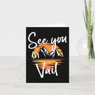 Wir sehen uns im Vail USA Urlaub Skiwandern 1 Karte