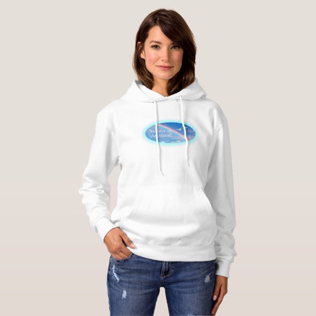Wir sehen uns in der Wolkendecke Hoodie (Vorne ganz)