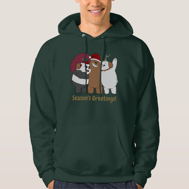Wir seltene Bären - Grüße der Saison Hoodie (Vorderseite)
