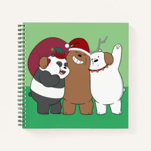 Wir seltene Bären - Grüße der Saison Notizbuch
