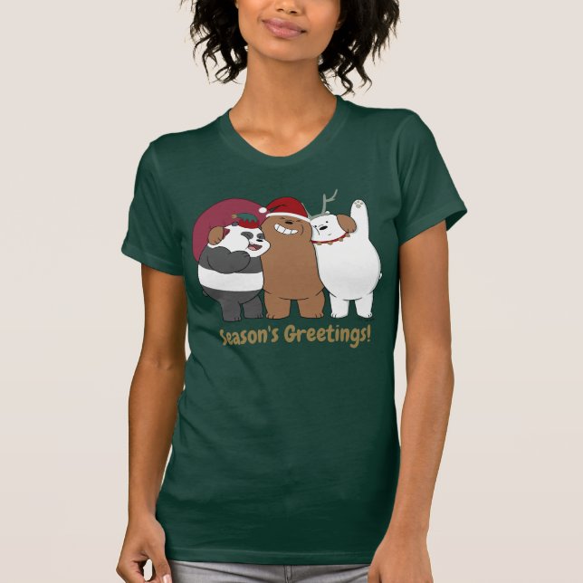 Wir seltene Bären - Grüße der Saison T-Shirt (Vorderseite)