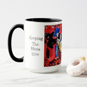 Wir sind alle hier mit zitierender Tasse