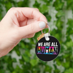 Wir sind alle menschlich LGBTQIA+ Schlüsselanhänger