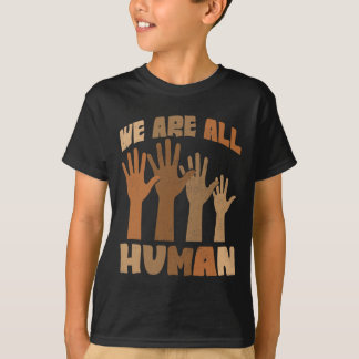 Wir sind alle menschliches Melanin Black History A T-Shirt