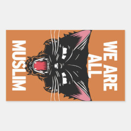 Wir sind alle muslimische Sticker