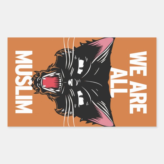 Wir sind alle muslimische Sticker (Vorderseite)
