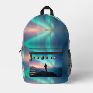 Wir sind alle Teil eines größeren Rucksacks Bedruckter Rucksack