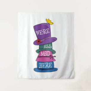 Wir sind alle tot, Mad Hatter Alice im Wunderland Wandteppich
