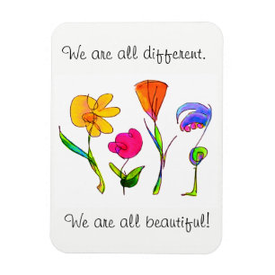 Wir sind alle unterschiedliches u. schönes magnet