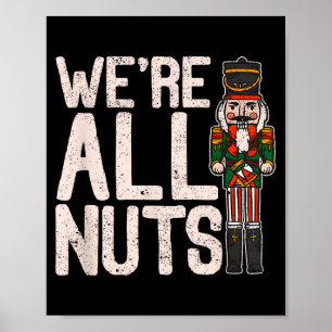 Wir sind alle verrückte lustige Weihnachts-Soldat- Poster