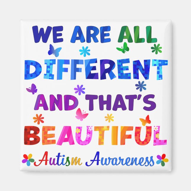 Wir sind alle verschieden magnet (Vorne)