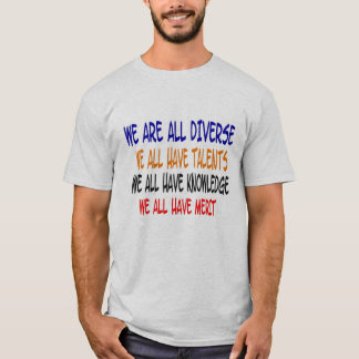Wir sind alle verschiedener T - Shirt