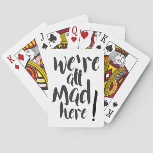 Wir sind alle wütend hier - schwarz spielkarten