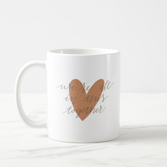 wir sind alle zusammen darin kaffeetasse (Links)
