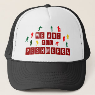 Wir sind alles Peshmerga Truckerkappe