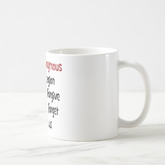 Wir sind anonym kaffeetasse