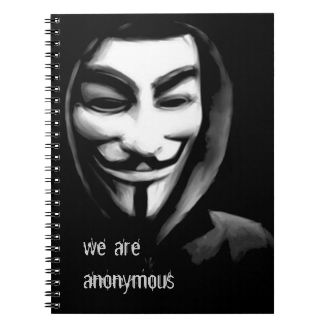 wir sind anonym notizblock (Vorderseite)