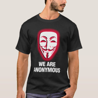 WIR SIND ANONYM. (ROT) T-Shirt