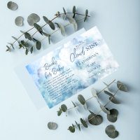 Wir sind auf Cloud Nine Baby Showbüchern für Baby