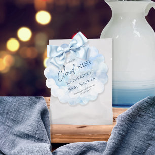 Wir sind auf Cloud Nine Blue Boy Baby Dusche Geschenkanhänger