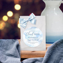 Wir sind auf Cloud Nine Blue Boy Baby Dusche