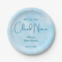 Wir sind auf Cloud Nine Boy Baby Shower