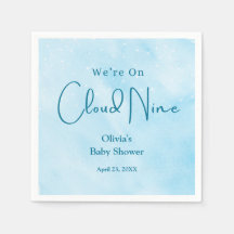 Wir sind auf Cloud Nine Boy Baby Shower