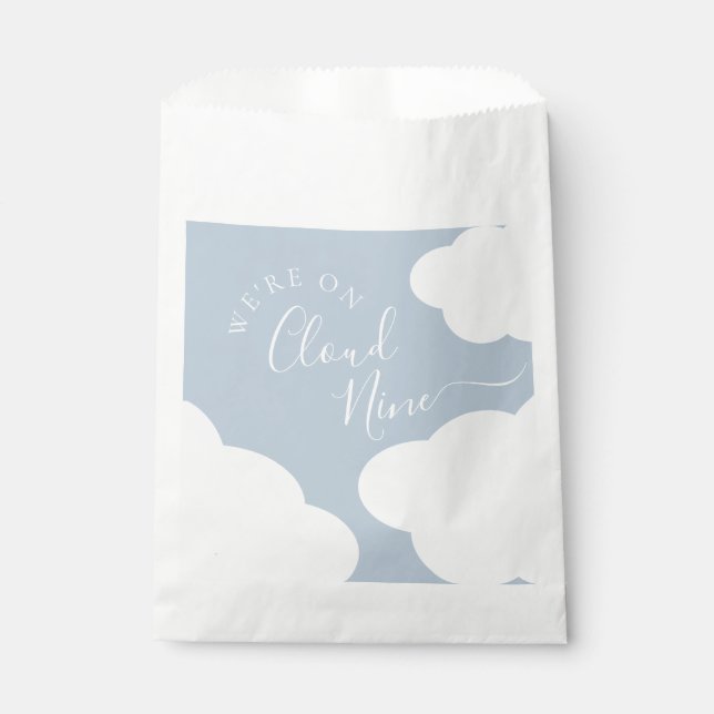 Wir sind auf der Cloud Nine Gunst-Tasche Geschenktütchen (Vorderseite)