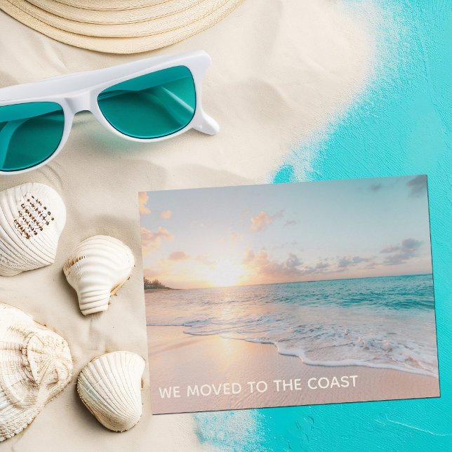 Wir sind auf die Coast Beach Zuhause umgezogen Ankündigung (Von Creator hochgeladen)