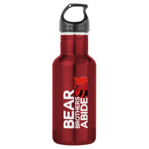 Wir sind Bären - Bärenbrüder leben Edelstahlflasche