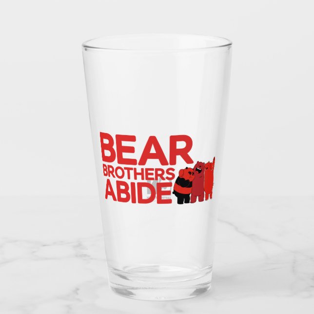 Wir sind Bären - Bärenbrüder leben Glas (Vorderseite)