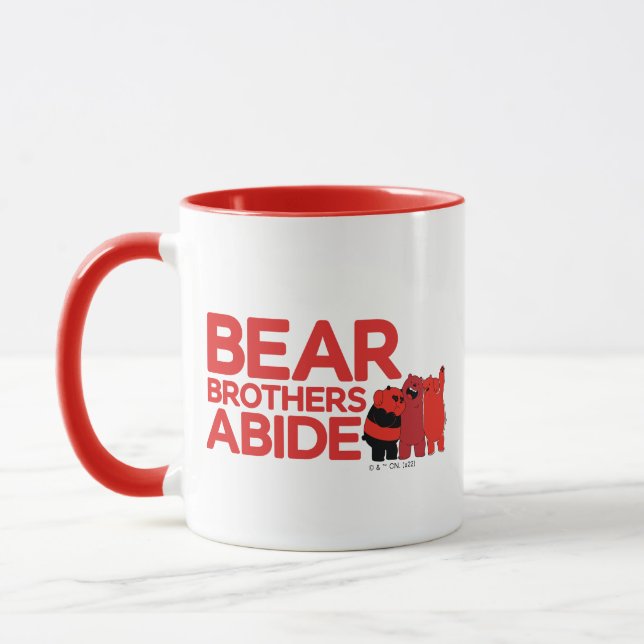 Wir sind Bären - Bärenbrüder leben Tasse (Links)