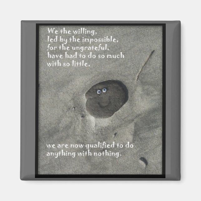 Wir sind bereit magnet (Vorne)