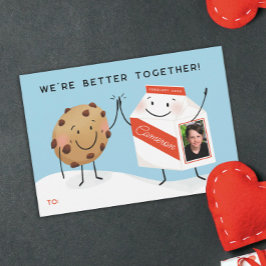 Wir sind besser zusammen Milch und Kekse Valentine Einladung