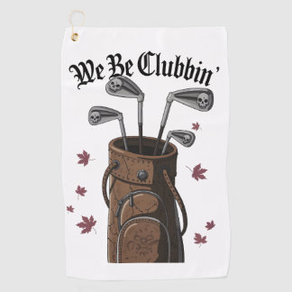 Wir sind Clubbin' Golfhandtuch
