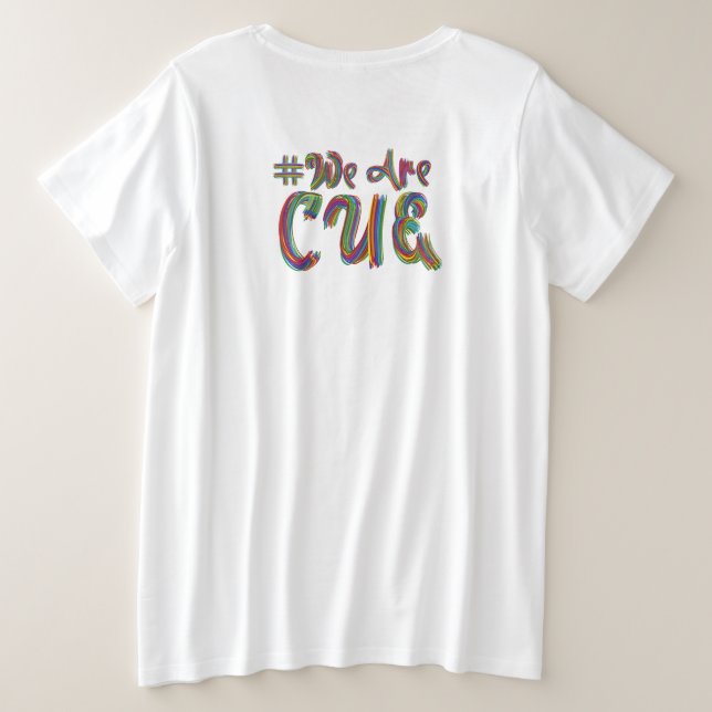 Wir sind CUE T - Shirt (Design Rückseite)
