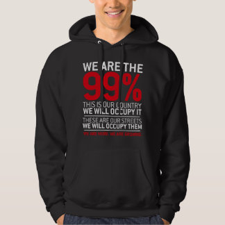Wir sind das 99% - 99-Prozent-Occupy Wall Street Hoodie