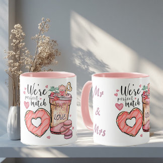 Wir sind das perfekte Paar, Herr und Frau, romanti Tasse