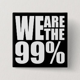 Wir sind der 99% Knopf Button