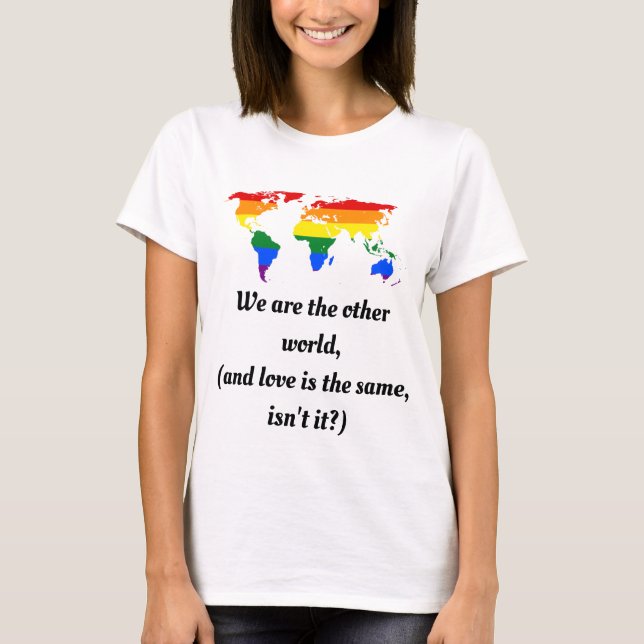 Wir sind der andere T - Shirt der Welt (Vorderseite)