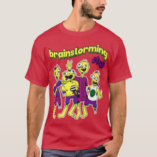 Wir sind der Brainstorming Club Angst Nervous Spoo T-Shirt