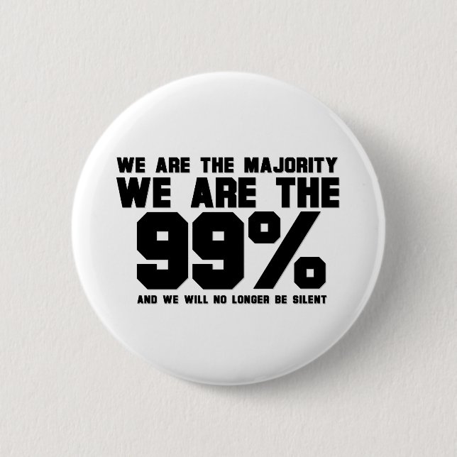 WIR SIND DIE 99% BUTTON (Vorderseite)