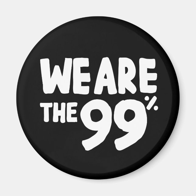 Wir sind die 99 % magnet (Vorne)