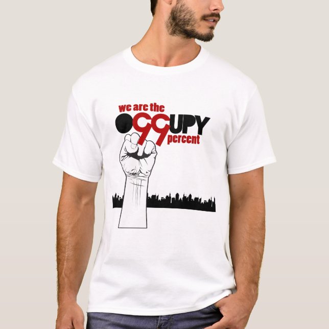 Wir sind die 99% - Occupy Wall Street T-Shirt (Vorderseite)