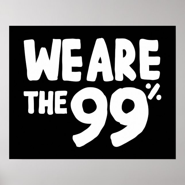 Wir sind die 99 % poster (Vorne)