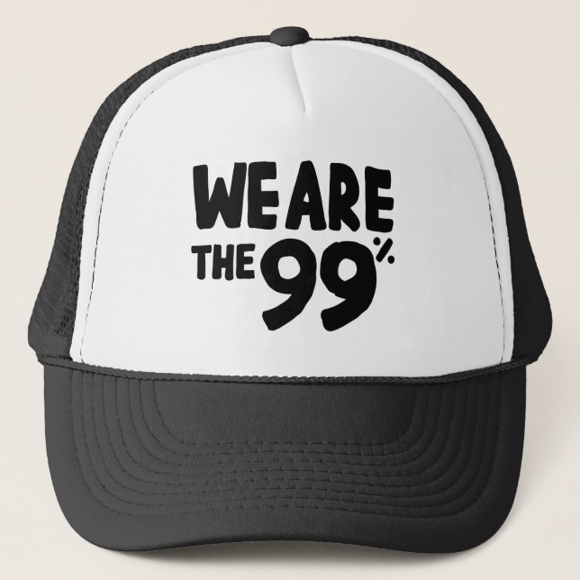 Wir sind die 99 % truckerkappe (Vorderseite)