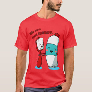 Wir sind die beste Freund-Zahnpasta und Zahnbürste T-Shirt