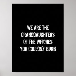 Wir sind die Enkel der Hexen Poster